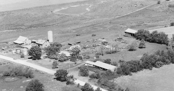 Vintage Aerial photo from 1978 in Franklin County, KS