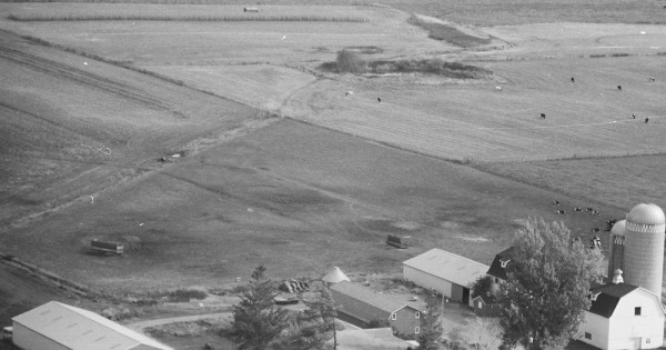 Vintage Aerial photo from 1979 in Wood County, WI