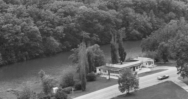 Vintage Aerial photo from 1977 in Dodge County, WI