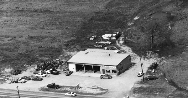 Vintage Aerial photo from 1991 in Dade County, GA