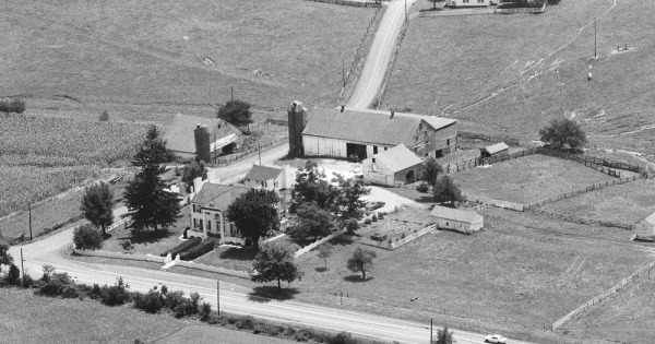 Vintage Aerial photo from 1982 in Rockingham County, VA