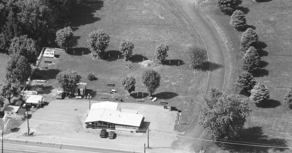 Vintage Aerial photo from 1992 in Juniata County, PA