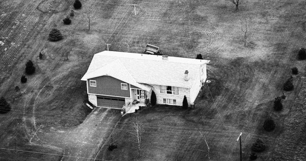 Vintage Aerial photo from 1974 in York County, PA