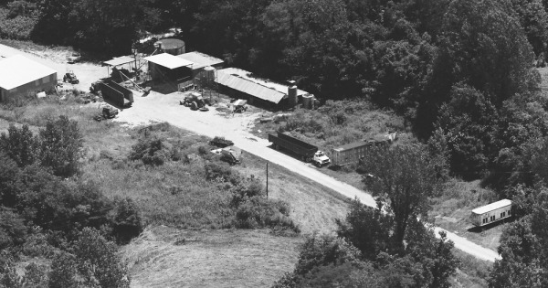 Vintage Aerial photo from 1984 in Warren County, MS