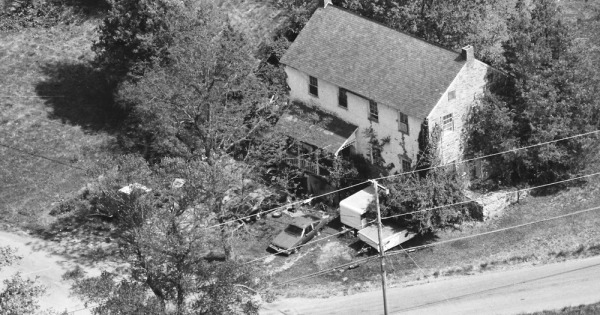 Vintage Aerial photo from 1986 in Chester County, PA