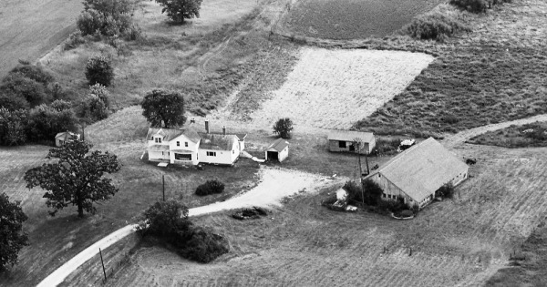Vintage Aerial photo from 1964 in McHenry County, IL