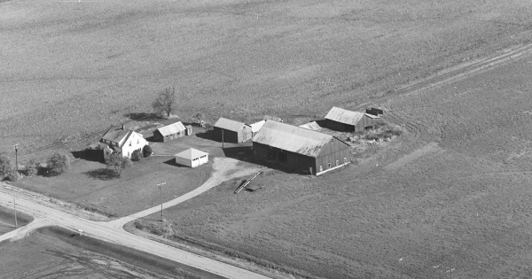 Vintage Aerial photo from 1981 in Huron County, MI