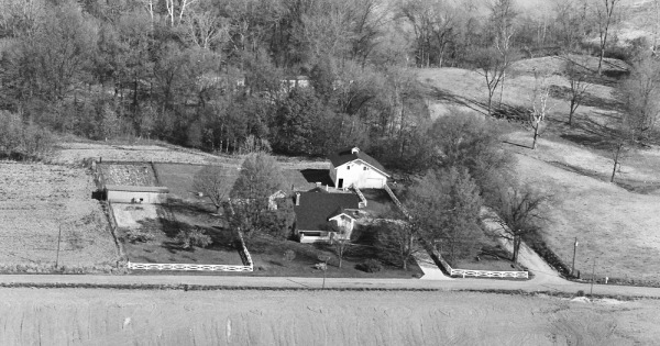 Vintage Aerial photo from 1982 in Knox County, IN