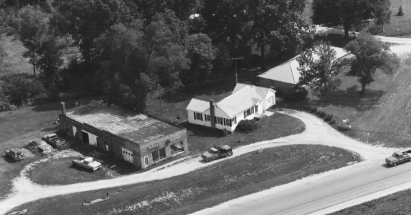 Vintage Aerial photo from 1983 in Randolph County, IL