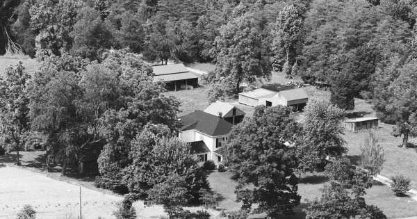 Vintage Aerial photo from 1983 in Powhatan County, VA