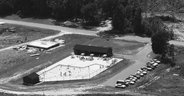 Vintage Aerial photo from 1985 in Wake County, NC