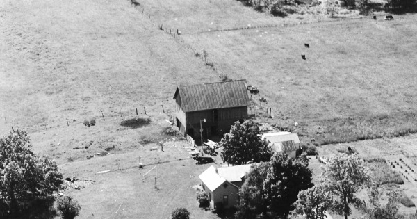 Vintage Aerial photo from 1968 in Morrow County, OH