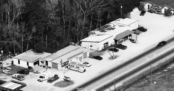 Vintage Aerial photo from 1993 in Brunswick County, NC