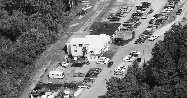 Vintage Aerial photo from 1990 in Braxton County, WV