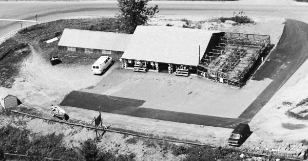 Vintage Aerial photo from 1988 in Cheshire County, NH