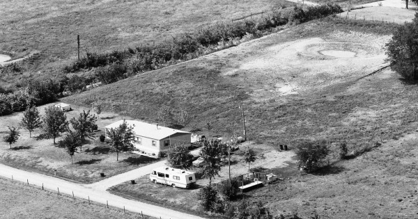 Vintage Aerial photo from 1983 in Cass County, MO
