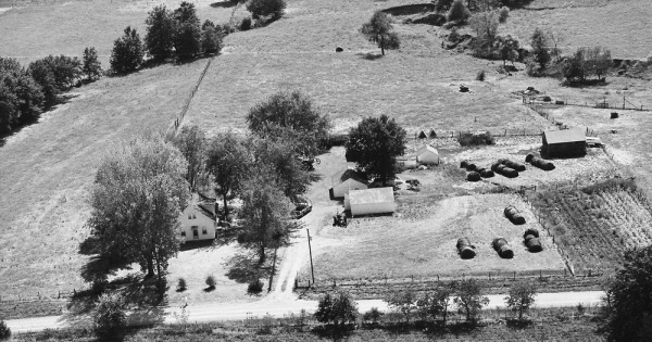 Vintage Aerial photo from 1976 in Clinton County, MO