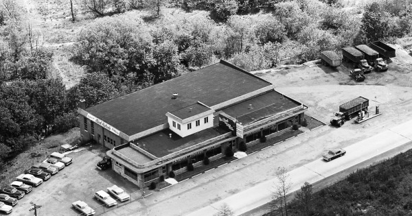 Vintage Aerial photo from 1963 in Carbon County, PA