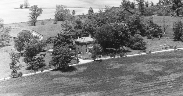 Vintage Aerial photo from 1972 in Boone County, IN