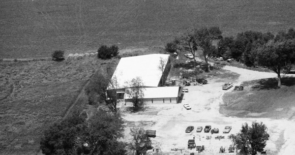 Vintage Aerial photo from 1989 in Grundy County, IL