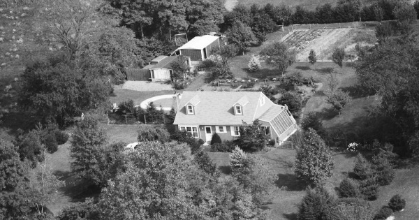 Vintage Aerial photo from 1986 in Chester County, PA