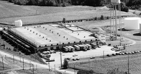 Vintage Aerial photo from 1973 in Peoria County, IL
