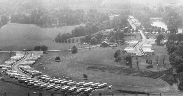 Vintage Aerial photo from 1968 in Warren County, OH