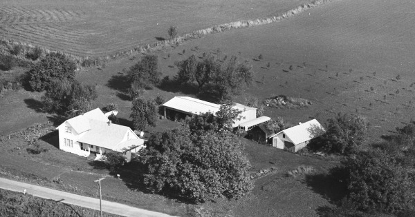 Vintage Aerial photo from 1968 in Clark County, WA
