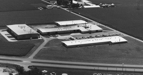 Vintage Aerial photo from 1985 in Fairfield County, OH