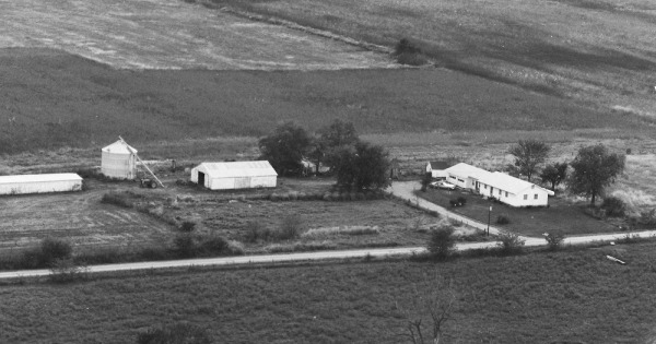 Vintage Aerial photo from 1981 in Livingston County, MO