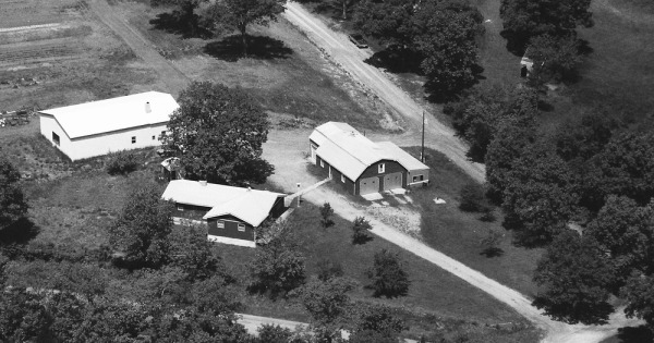 Vintage Aerial photo from 1994 in Osage County, MO