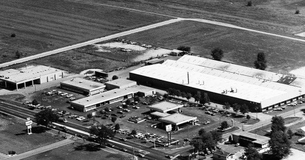 Vintage Aerial photo from 1976 in Kankakee County, IL