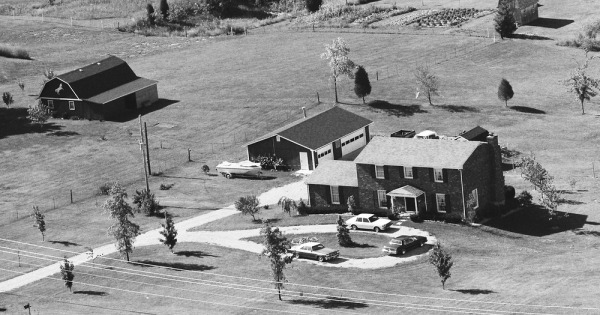 Vintage Aerial photo from 1984 in Oldham County, KY