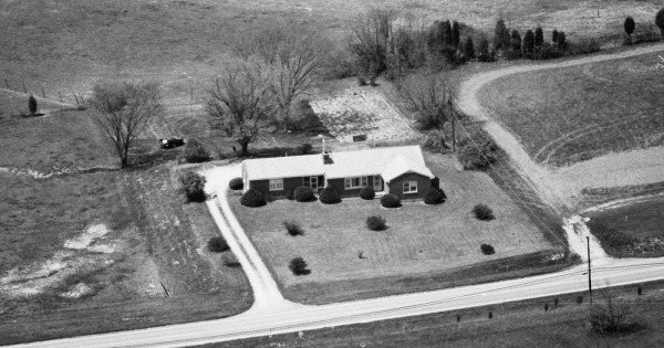Vintage Aerial photo from 1985 in Oldham County, KY