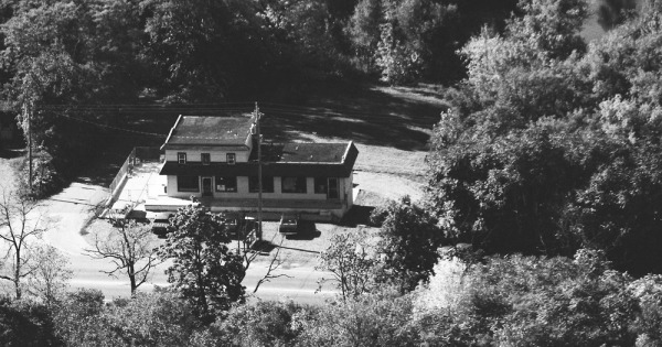 Vintage Aerial photo from 1988 in Livingston County, MI