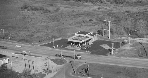 Vintage Aerial photo from 1980 in Van Buren County, MI