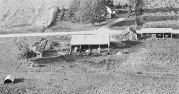 Vintage Aerial photo from 1978 in Stephenson County, IL