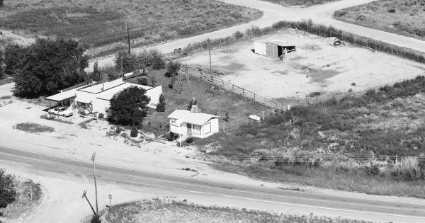 Vintage Aerial photo from 1989 in Eddy County, NM