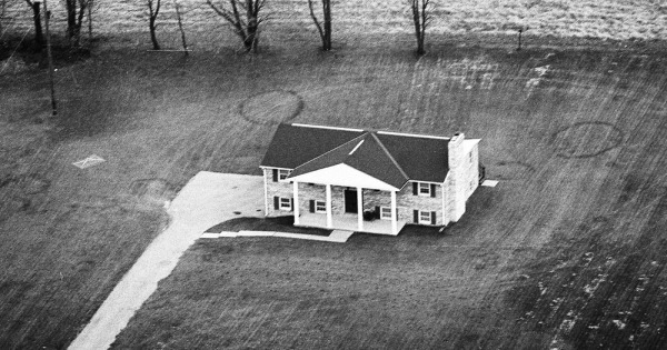 Vintage Aerial photo from 1974 in York County, PA