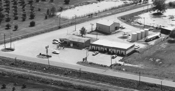 Vintage Aerial photo from 1983 in Hillsborough County, FL