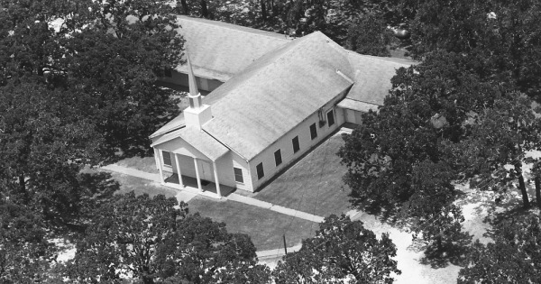 Vintage Aerial photo from 1986 in Brazos County, TX