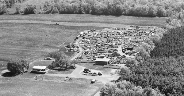 Vintage Aerial photo from 1980 in St. Croix County, WI