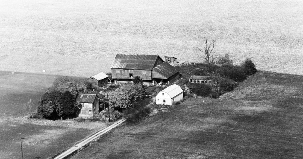 Vintage Aerial photo from 1964 in Cumberland County, PA