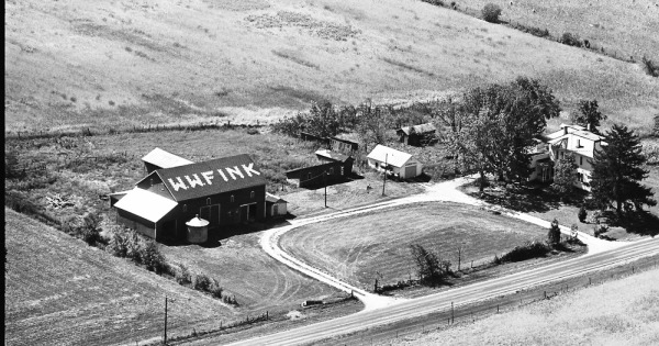 Vintage Aerial photo from 1964 in Wyandot County, OH