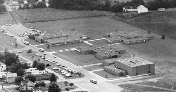 Vintage Aerial photo from 1971 in Ashland County, OH