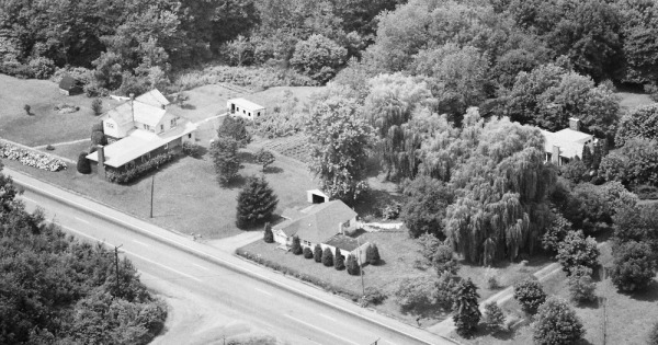 Vintage Aerial photo from 1982 in Mercer County, PA