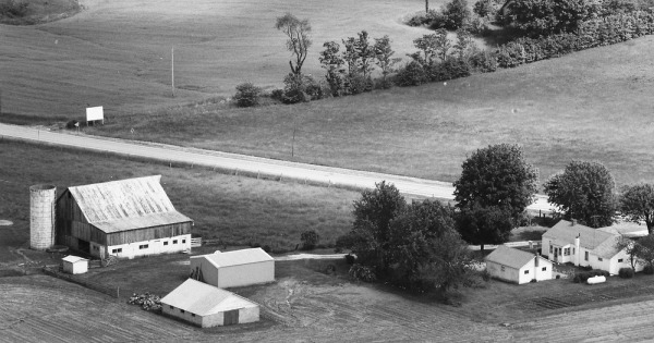 Vintage Aerial photo from 1985 in Washington County, IN