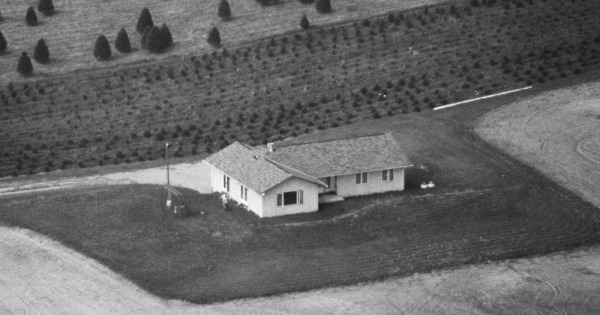 Vintage Aerial photo from 1990 in Cecil County, MD