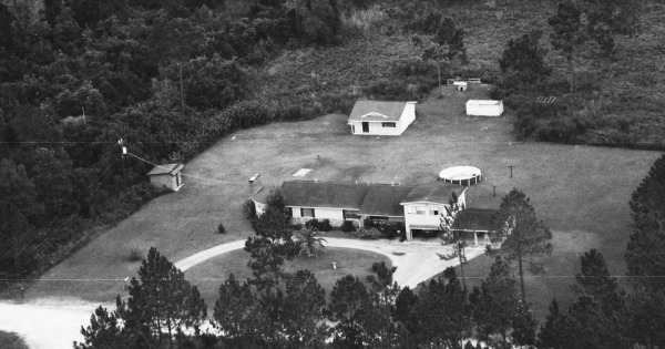 Vintage Aerial photo from 1992 in Volusia County, FL