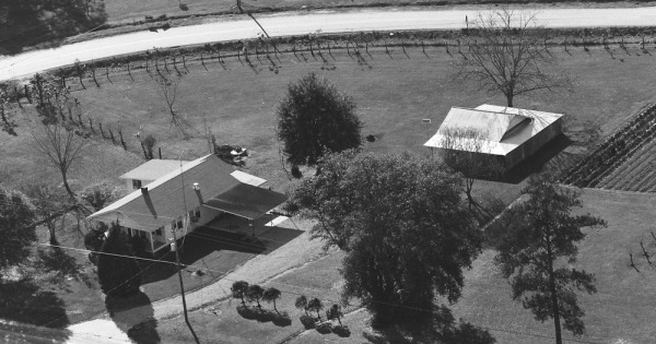 Vintage Aerial photo from 1988 in Livingston Parish, LA